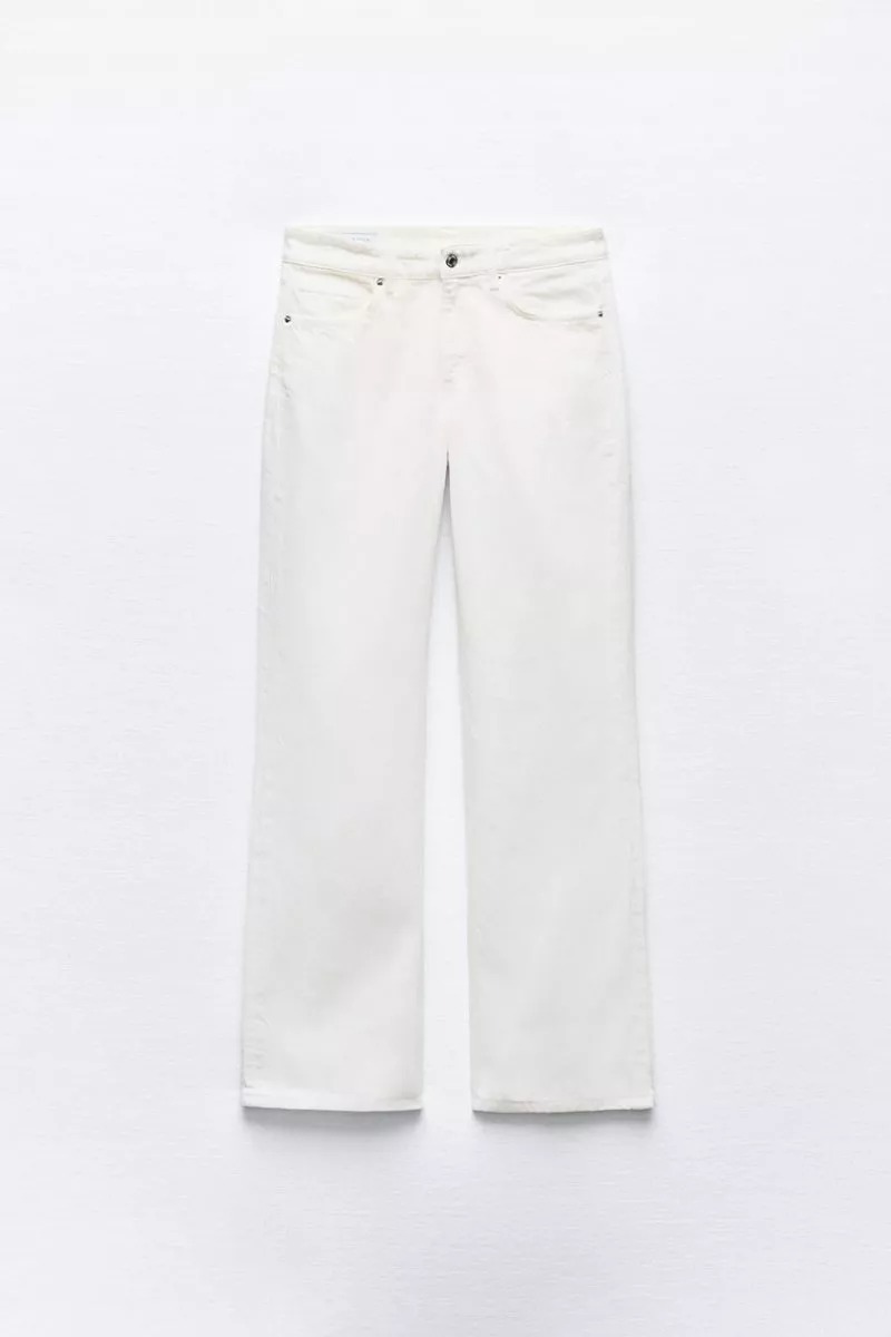 JEANS TRF WIDE LEG TIRO MEDIO FULL LENGTH
